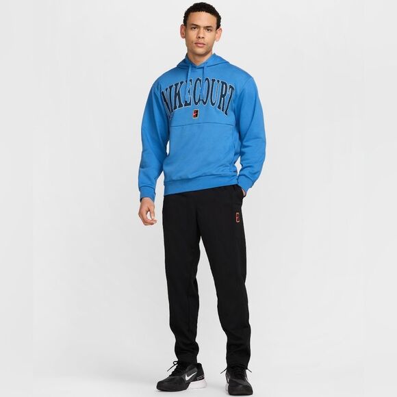 Nike Court Heritage Tennis Hoodie Dri-Fit Fleece Men's Small S Blue FQ2093-402 - Picture 16 of 16